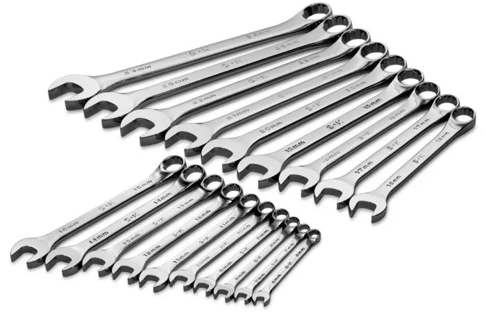 SK 19-Piece Metric Combination Wrench Set