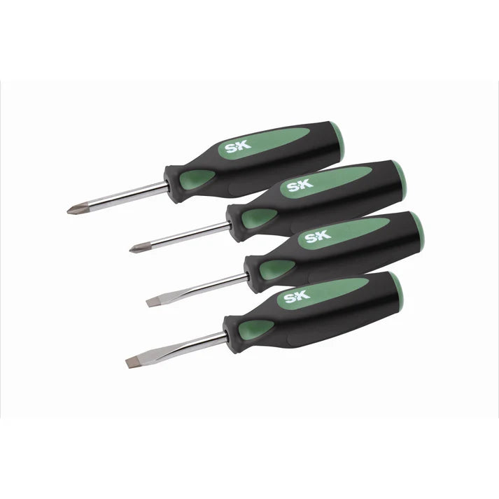 SK 4-Piece Stubby Screwdriver Set