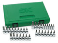 SK 33-Piece 1/4" & 3/8" Drive SAE/Metric Chrome Socket Set