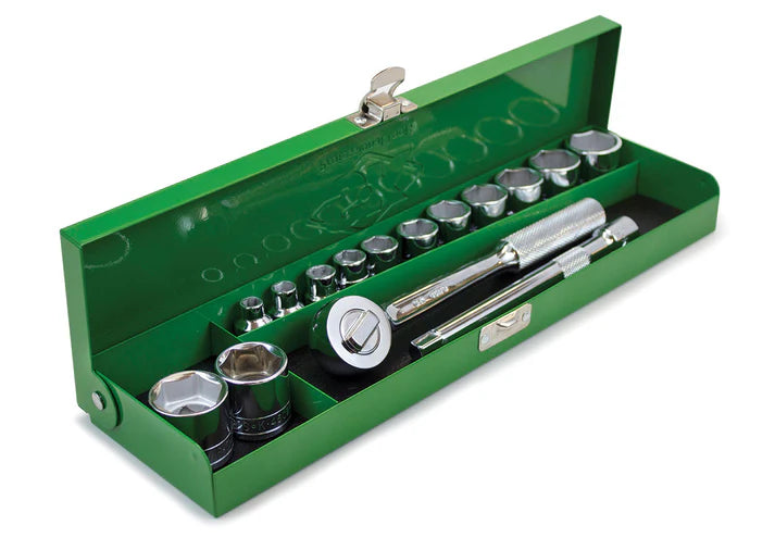 SK 15-Piece 3/8" Drive SAE Chrome Socket Set
