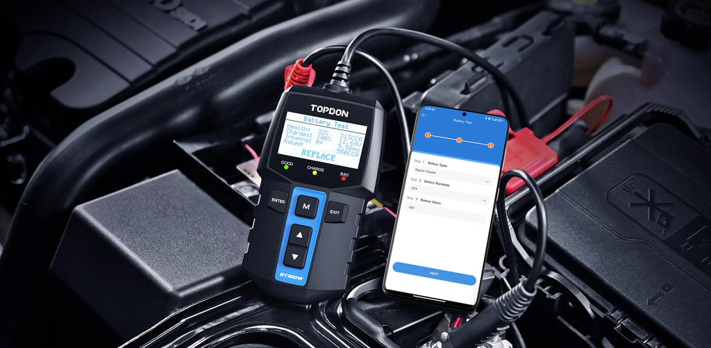 BT100W Wireless Battery Tester