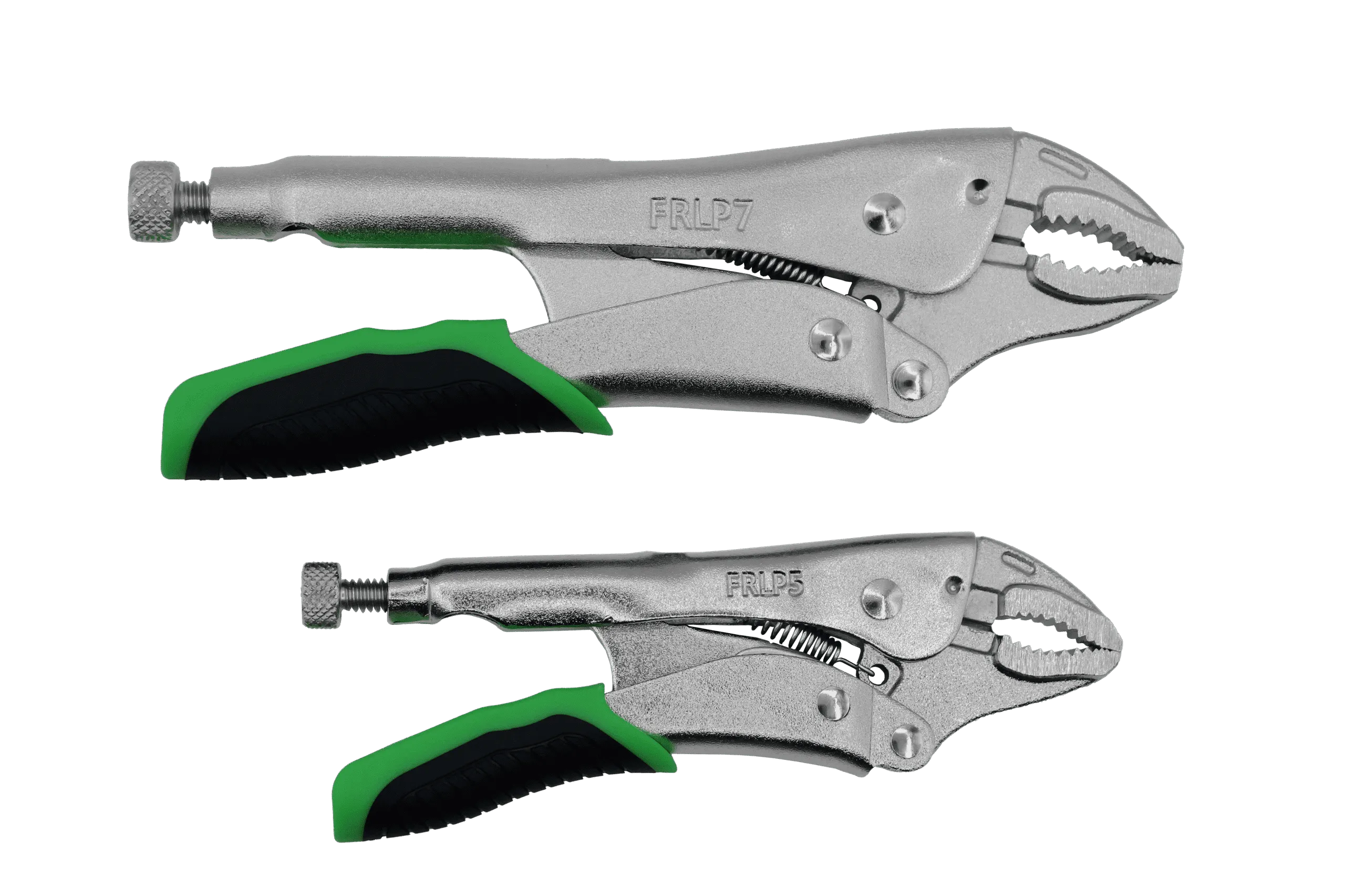 2 PC. FASTENER REMOVAL LOCKING PLIER SET - 5'' & 7''