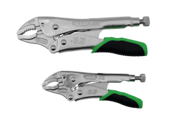 2 PC. FASTENER REMOVAL LOCKING PLIER SET - 5'' & 7''