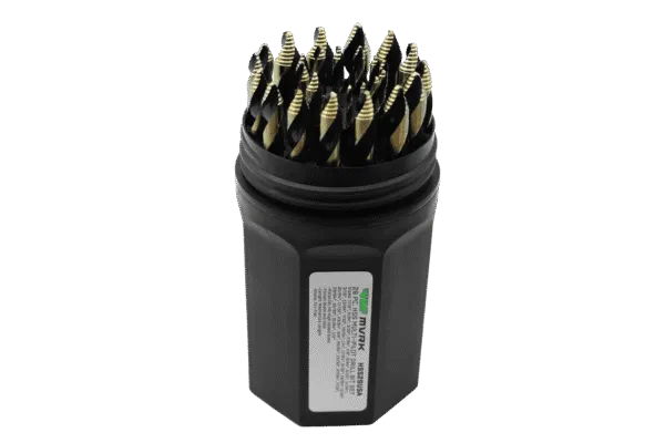 29PC, MVRK, HSS MULTI-STEP TIP DRILL BIT SET - MADE IN USA