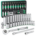 SK 30-Piece 1/4" Drive Chrome Socket Set