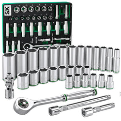 SK 31-Piece 3/8" Drive Ratchet & Chrome Socket Set