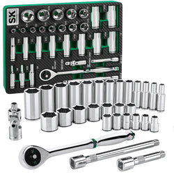 SK 30-Piece 3/8" Drive SAE Chrome Socket Set