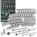 SK 105-Piece 1/4" & 3/8" Drive Chrome Socket Set