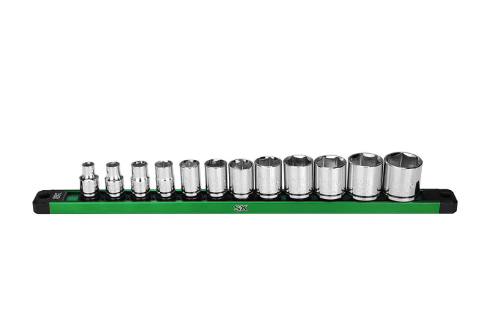 SK 13-Piece 3/8" Drive Standard SAE Chrome Socket Set