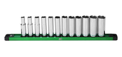 SK 13-Piece 3/8" Drive Deep Metric Chrome Socket Set