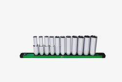 SK 11-Piece 1/2" Drive Deep Metric Chrome Socket Set