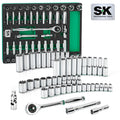 SK 49-Piece 1/2" Drive Ratchet & Chrome Socket Set
