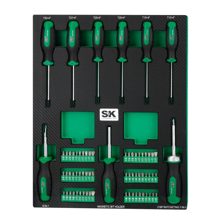 SK 69-Piece 1/4" Drive Micro Driver Set