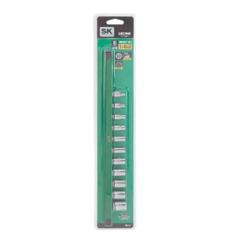 SK 13-Piece 1/4" Drive Metric Chrome Socket Set