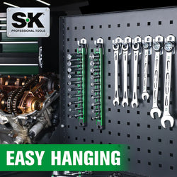 SK 10-Piece 1/4" Drive Standard SAE Chrome Socket Set