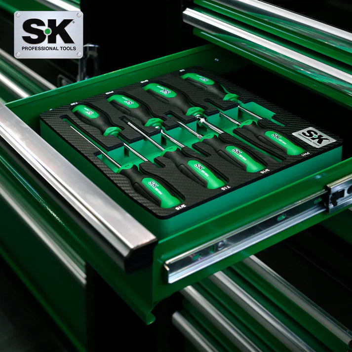 SK 8-Piece Screwdriver Set with EVA Tray