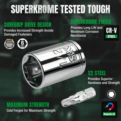 SK 24-Piece 1/4" Drive Micro Driver Set