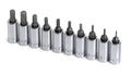 SK 10-Piece 1/4" Drive Hex Bit Socket Set