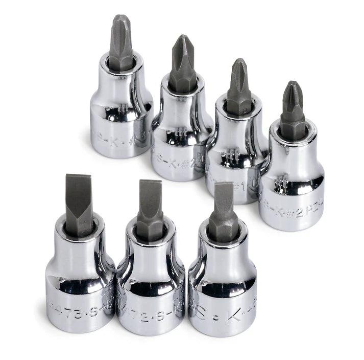 SK 7-Piece 3/8" Drive Mixed Bit Socket Set