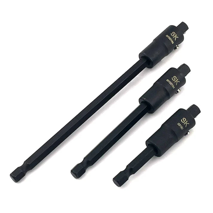 SK 3-Piece 1/4" Drive Locking Impact Extension Set
