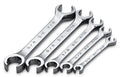 SK 5-Piece SAE Flare Nut Wrench Set