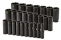 SK 26-Piece 1/2" Drive Deep Metric Impact Socket Set