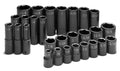 SK 28-Piece 1/2" Drive 6 Point SAE Impact Socket Set