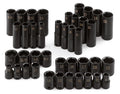 SK 3/8" Drive Standard SAE/Metric Impact Socket Set