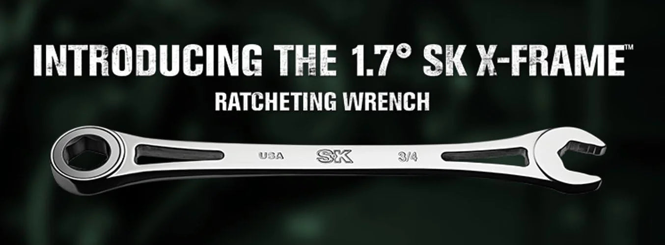 SK 12-Piece Metric Ratcheting Wrench Set