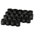 SK 21-Piece 1" Drive Standard 6 Point Impact Socket Set