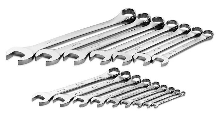 SK 16-Piece SAE Combination Wrench Set