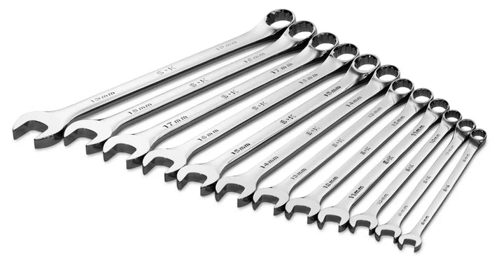 SK 12-Piece Metric Combination Wrench Set