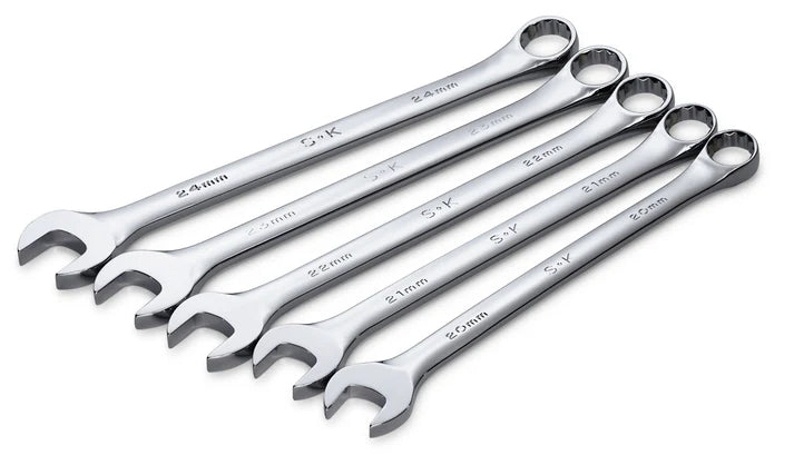 SK 5-Piece Metric Combination Wrench Set