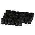 SK 27-Piece 1" Drive Deep SAE Impact Socket Set