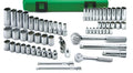SK 62-Piece 1/4" & 3/8" Drive 6 Point Metric Socket Set