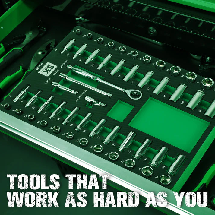 SK 44-Piece 3/8" Drive Chrome Socket Set