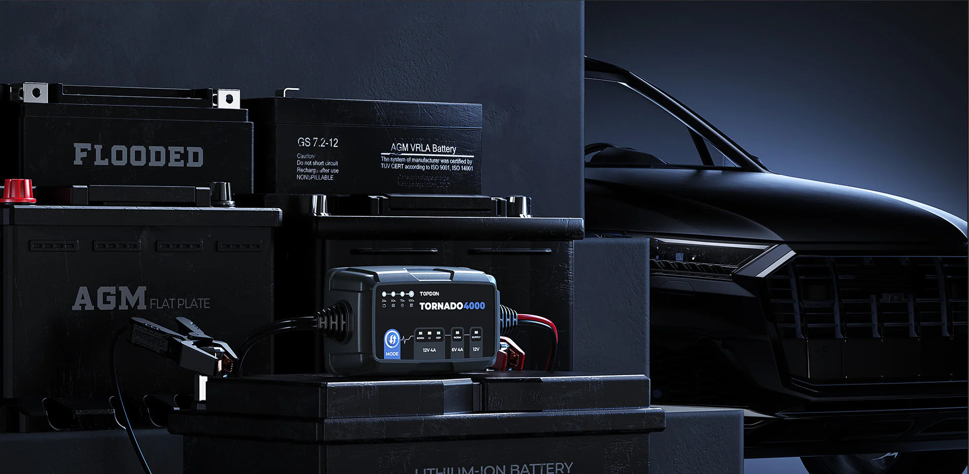 Tornado4000 Smart Battery Charger