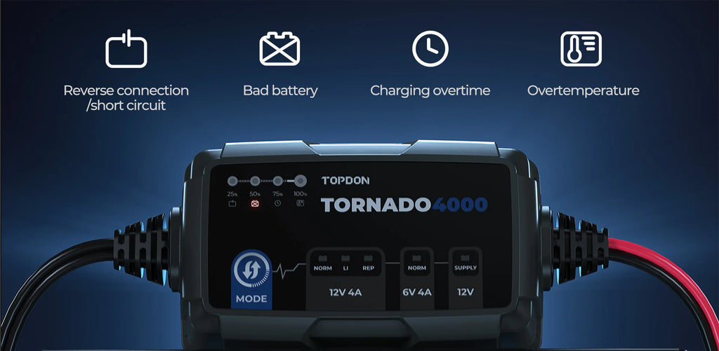 Tornado4000 Smart Battery Charger
