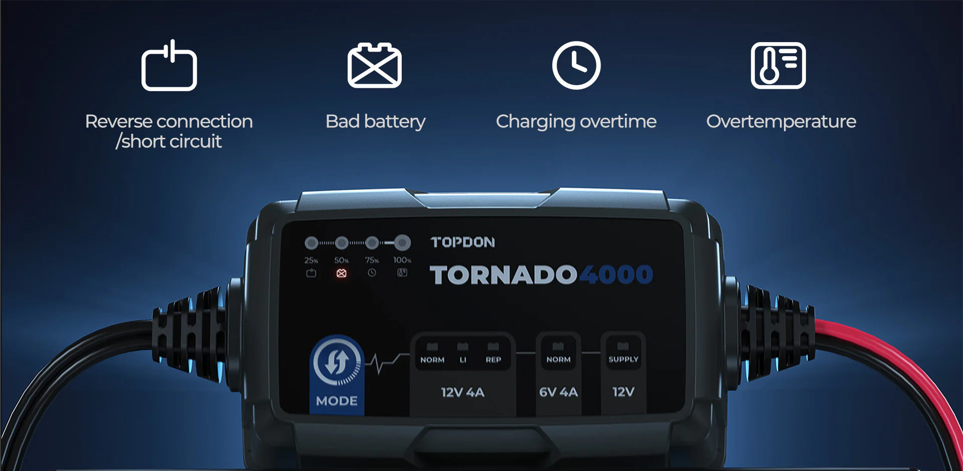 Tornado4000 Smart Battery Charger