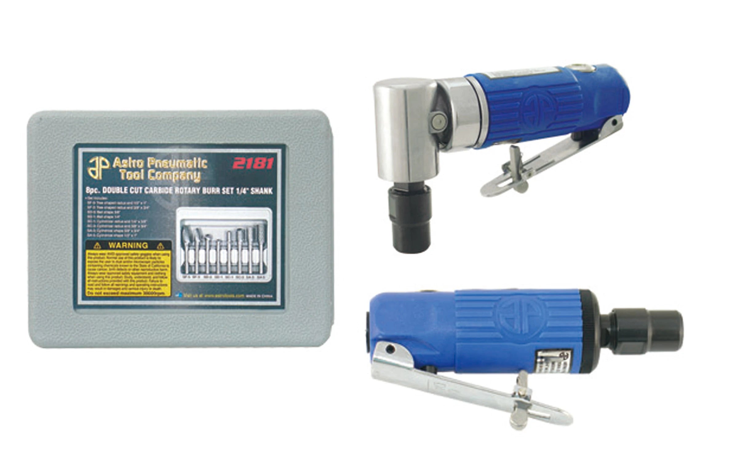 Astro 1221 Composite 1/4" 90° Die Grinder, Mini Die Grinder