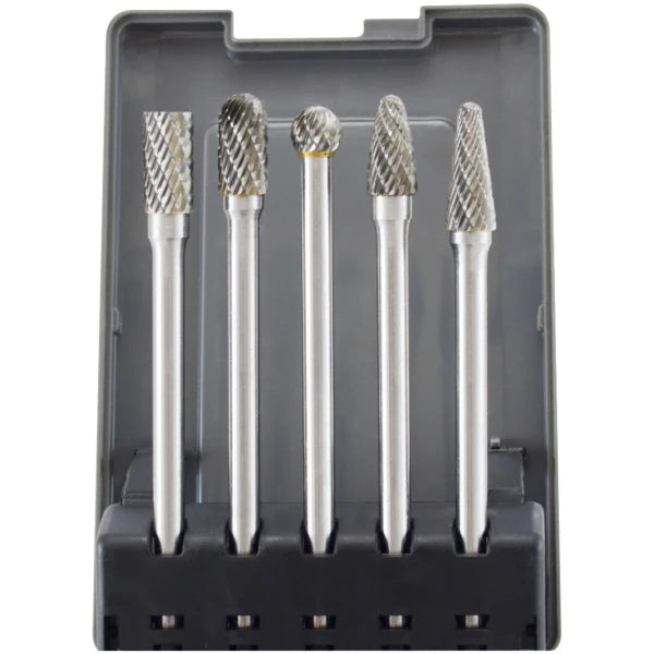 Astro 2185 5pc Long Carbide Burr Set 4.5"