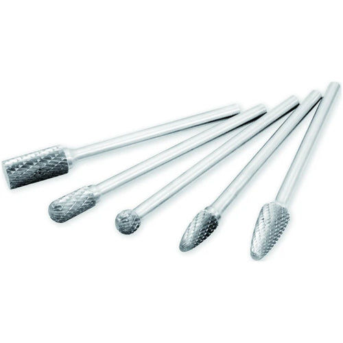 Astro Pneumatic 2185 5-Piece Long Carbide Burr Set 4.5"