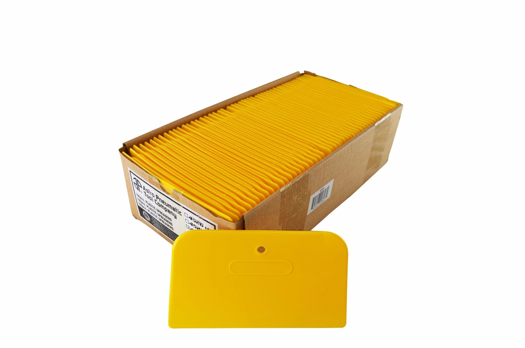 Astro 4528 6" Yellow Plastic Spreaders- 100pcs./box