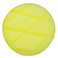 Astro 4635 3" Yellow Diamond Cut Foam Pad - Hook & Loop