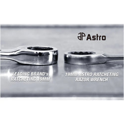 Astro 71012 Razor Wrenches 12pc Super-Thin Ratcheting Wrench