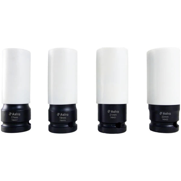 Astro 7404 Flank Bite Damaged Lug Nut Socket Set