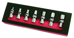 Astro 7407 7pc. 1/4" Drive Flex Socket Set - 6 Point - SAE