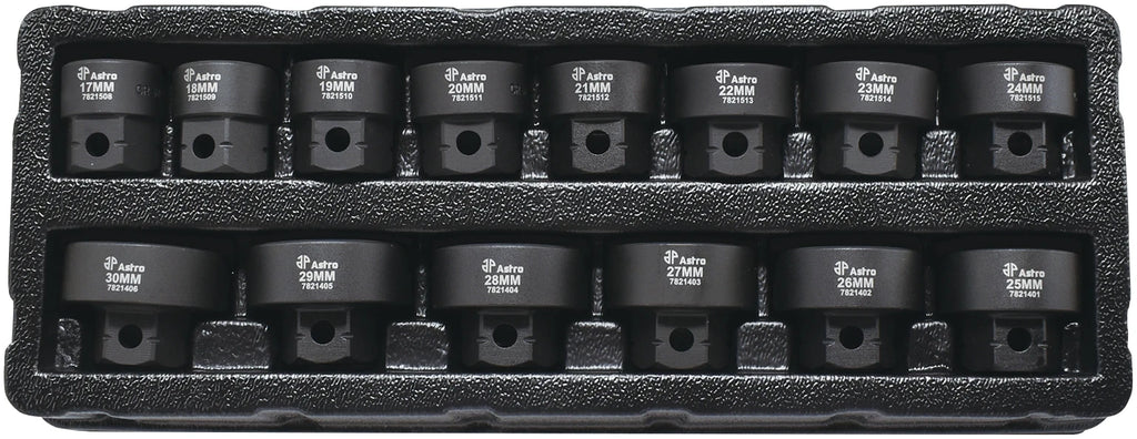 Astro 78214 14pc 1/2" Drive 17-30mm Low Profile Nano Impact