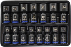 Astro 78315 15 Piece 3/8" Drive 10-24mm Nano Pinless Univ.