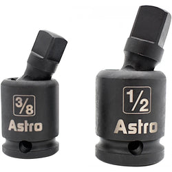 Astro 78342 3/8" & 1/2" Pinless Univ. Joint Impact Adapters